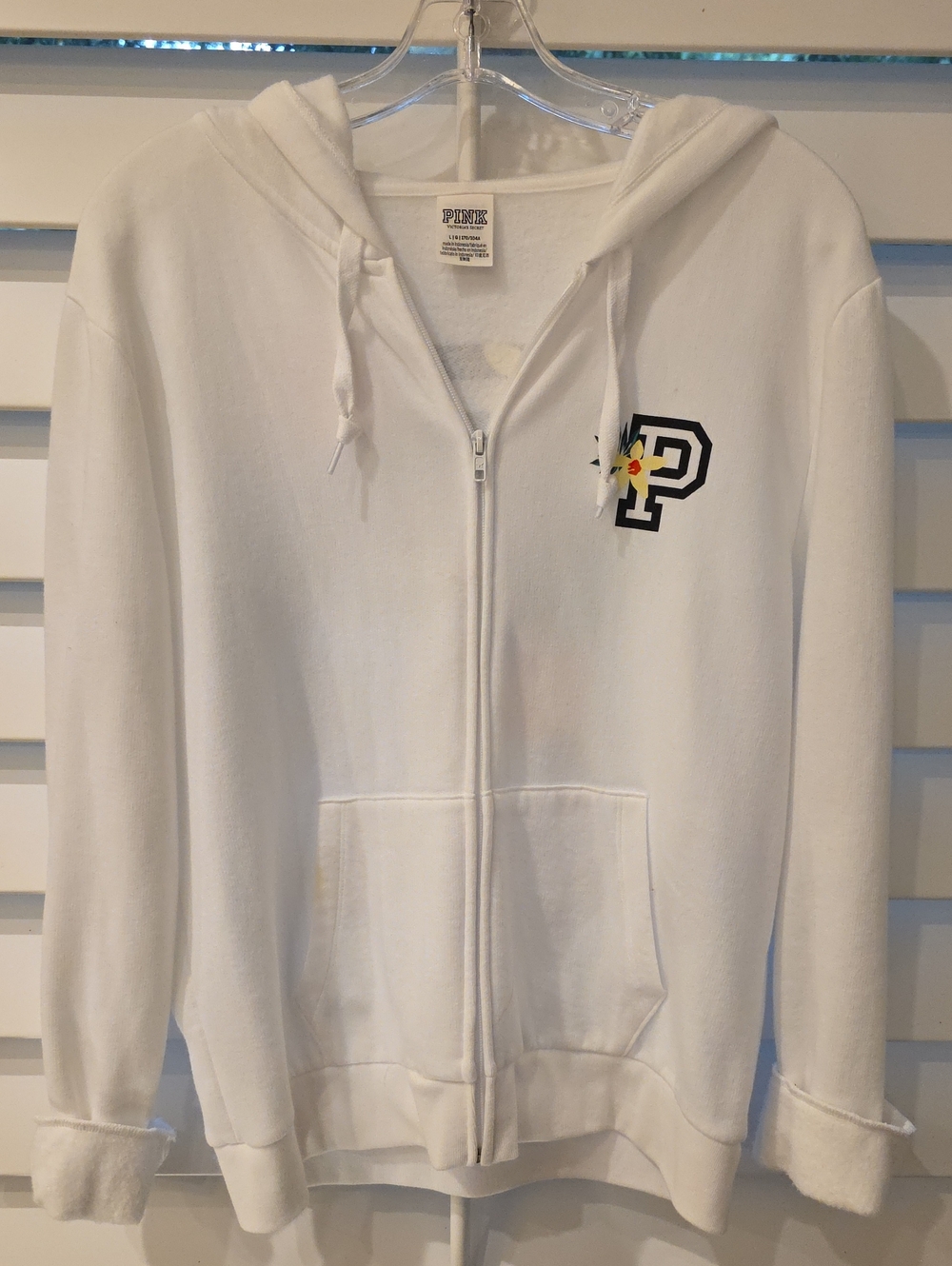 Full zip Victoria's Secret PINK Hoodie Lg